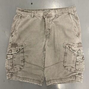 Vintage BKE grey cargo shorts with good fade